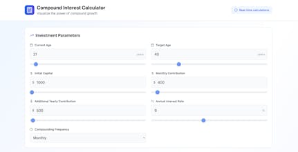 Compound Interest Calculator gallery image