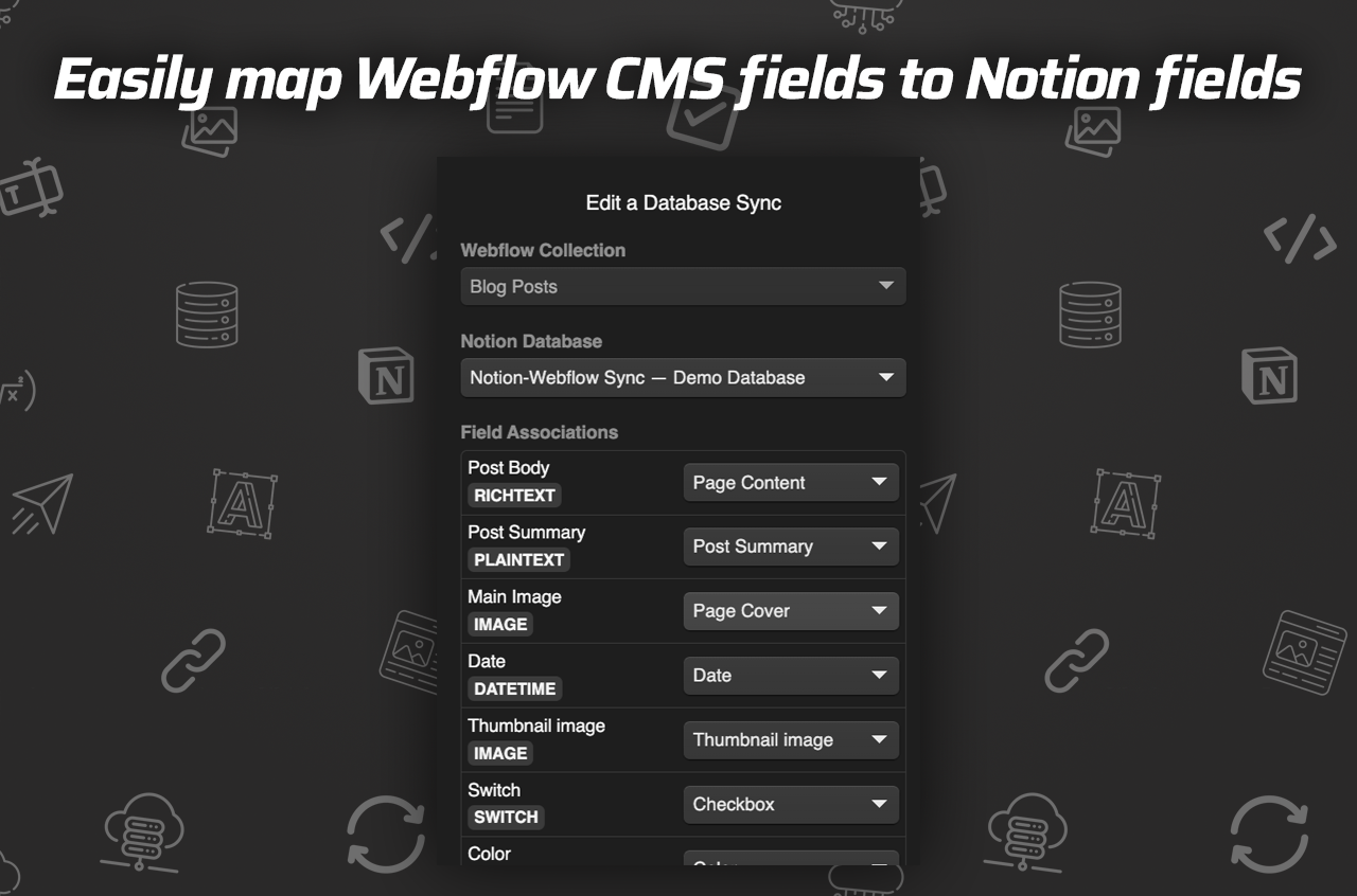 Syncflow-Notion-Webflow Sync media 2