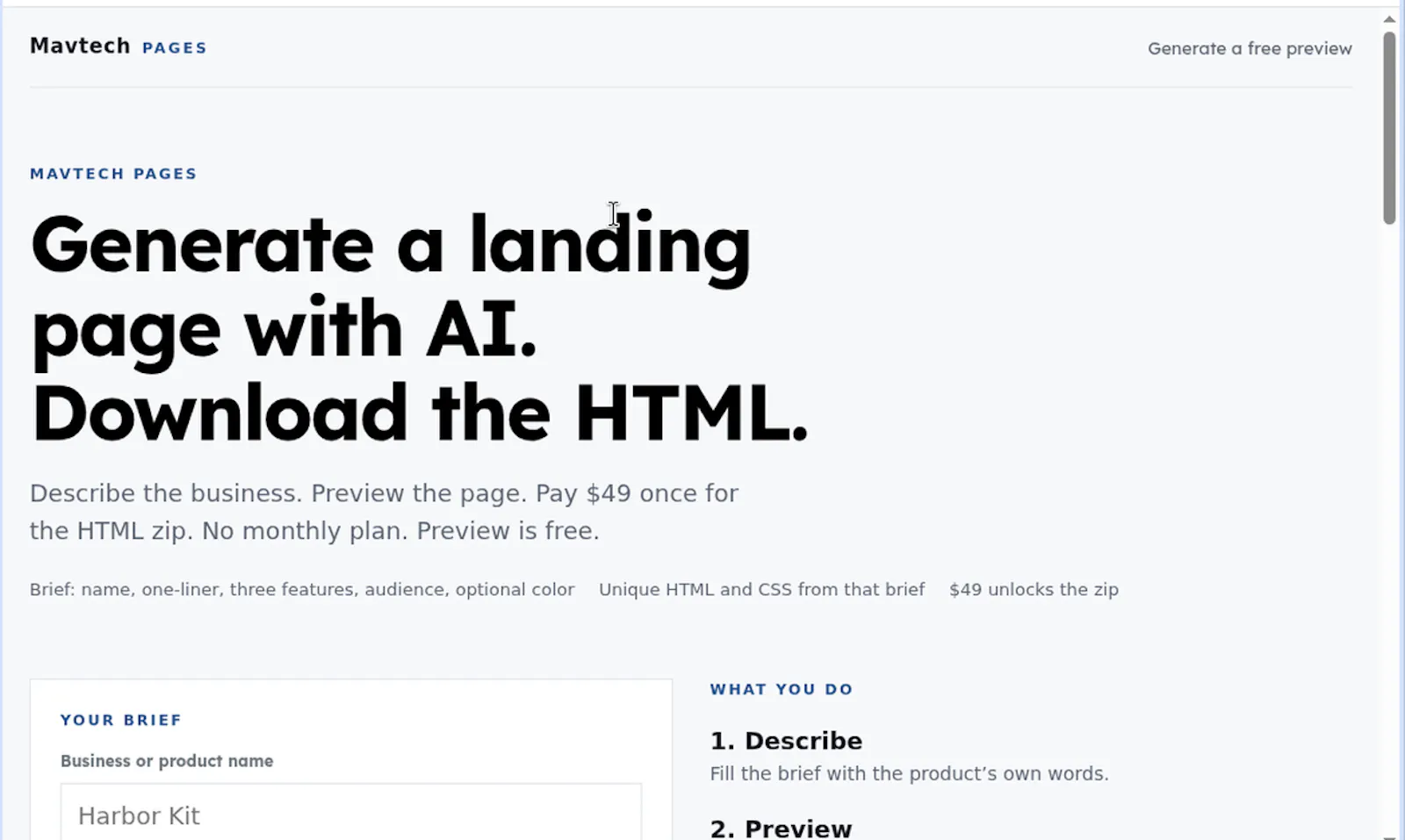 Mavtech Pages screenshot 1