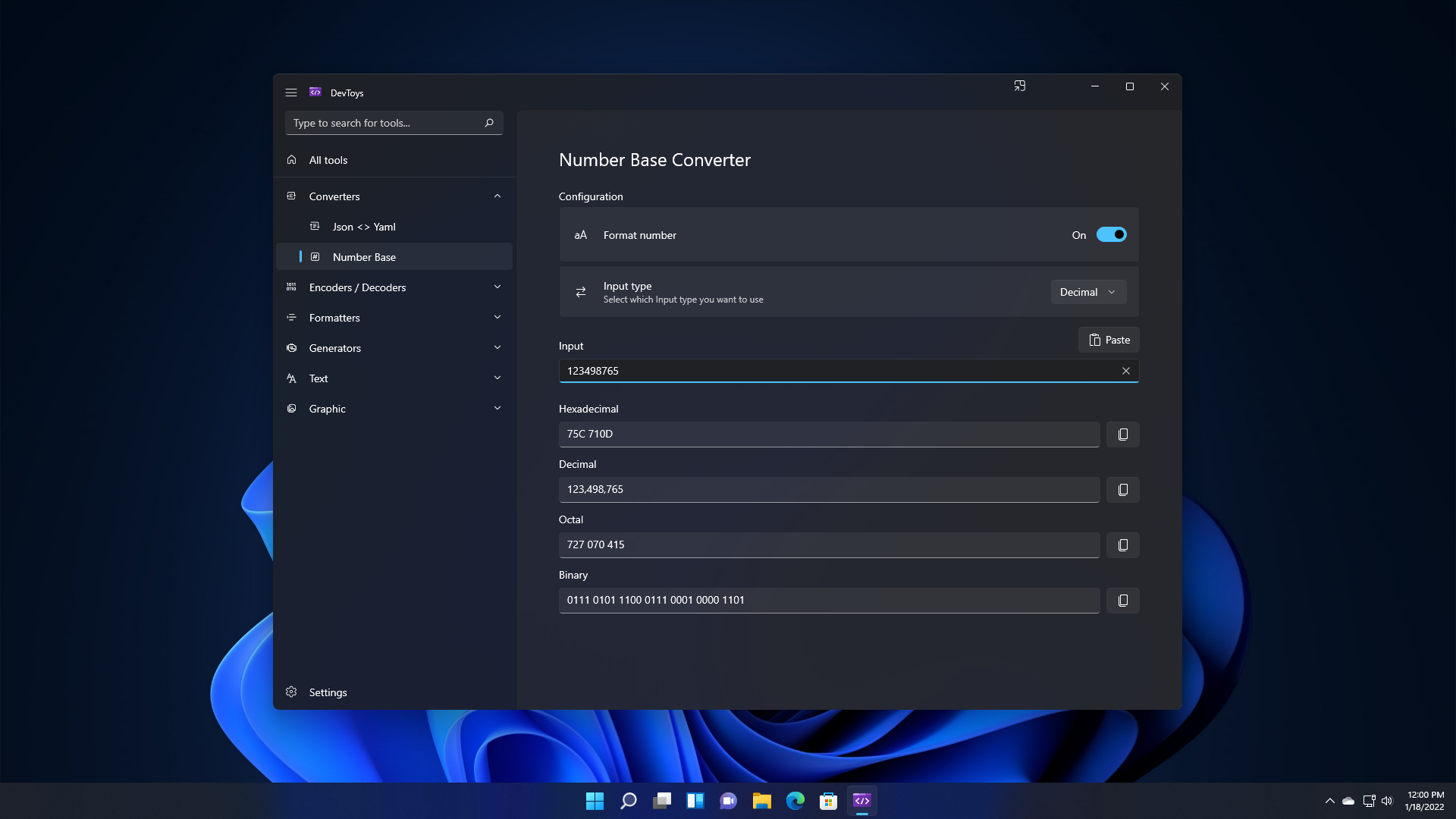 DevToys gallery image