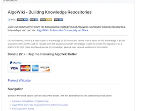 AlgoWiki - Building Knowledge Repositories gallery image
