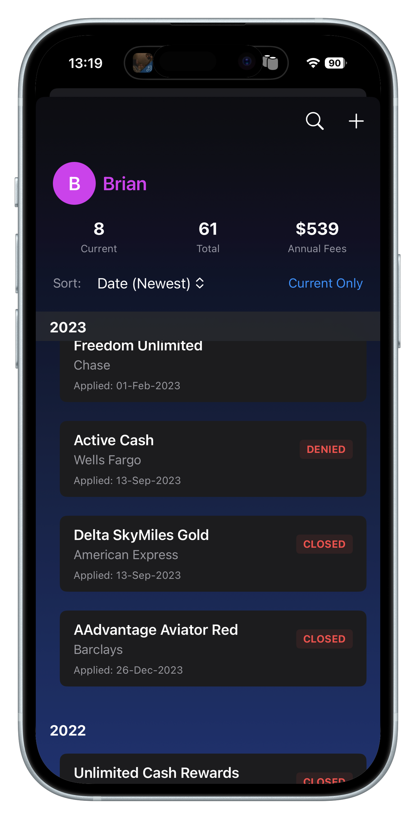 Credit Cards Organized, Instantly gallery image