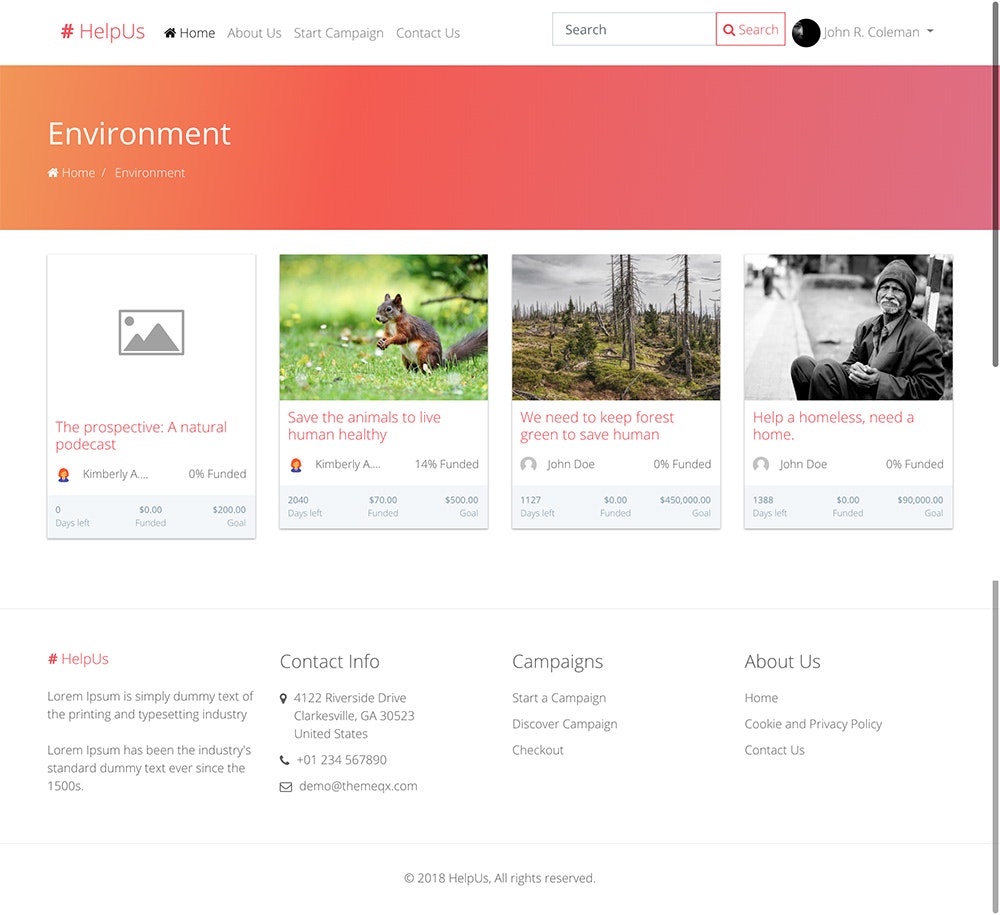 HelpUs – Ultimate Crowdfunding Solution gallery image