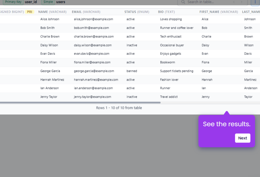 N2Query — AI SQL for MySQL & MariaDB gallery image