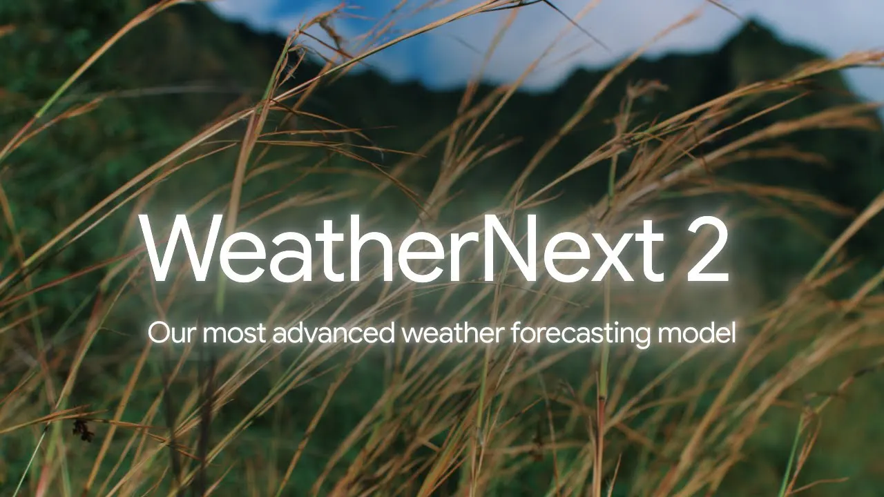 WeatherNext 2 by Google DeepMind 
