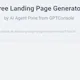 Free Landing Page Generator