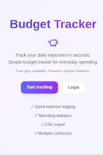 Budget Tracker gallery image