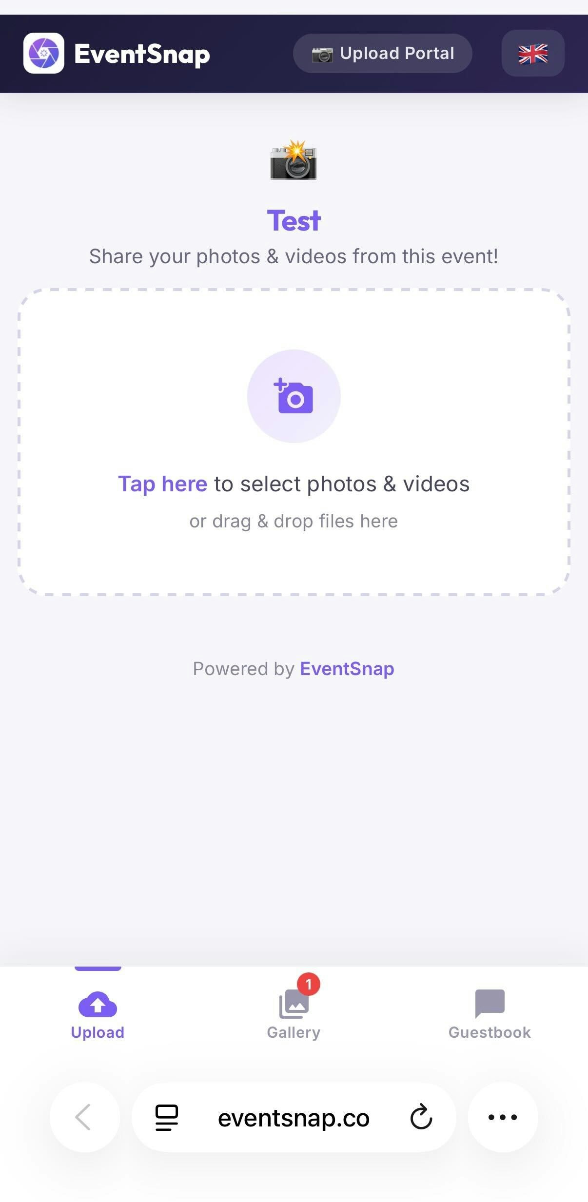 EventSnap gallery image