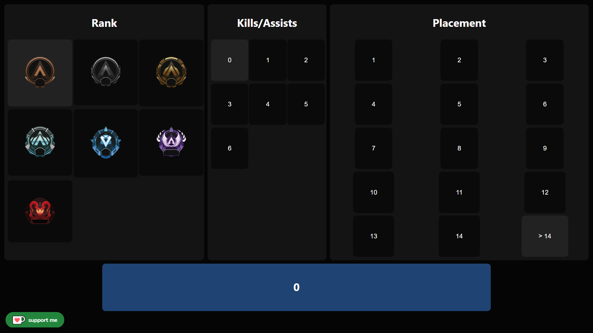 Apex Legends RP Calculator