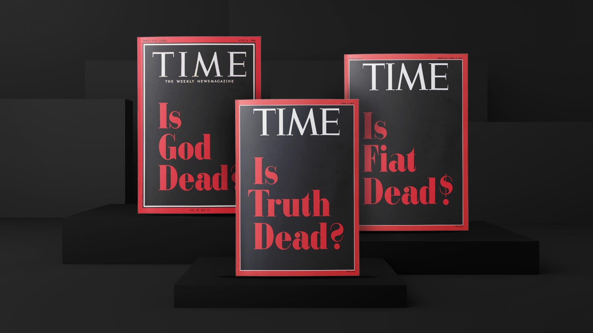 "TIME is _ _ _ Dead?" via SuperRare