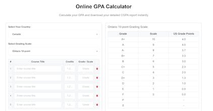 Free and Certified GPA Calculator gallery image