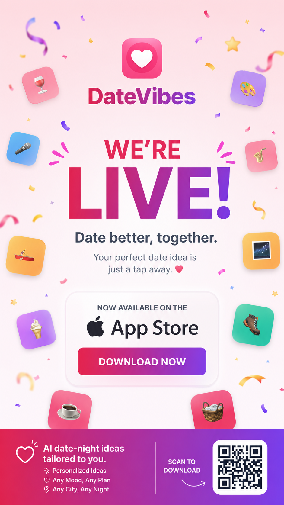 DateVibes - AI Date Night Ideas gallery image