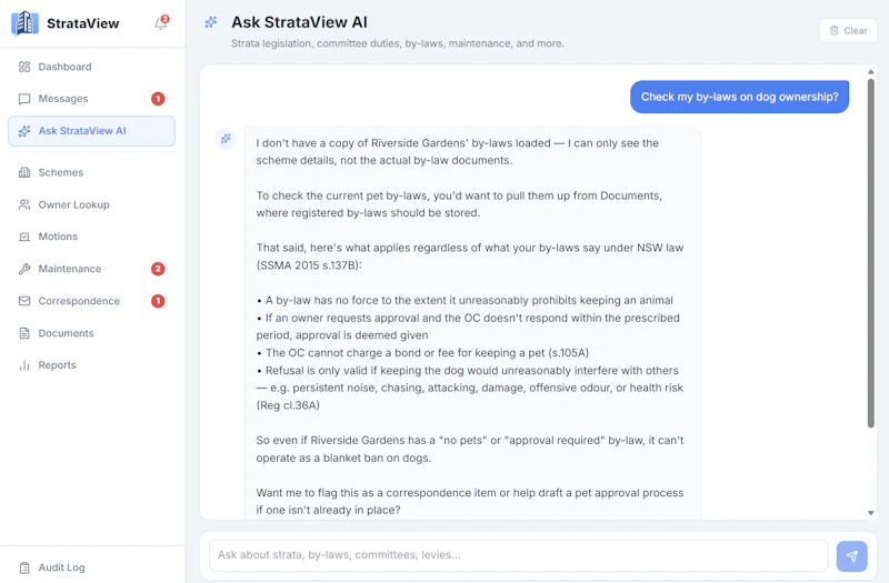 StrataView — Strata Committee Management screenshot 5