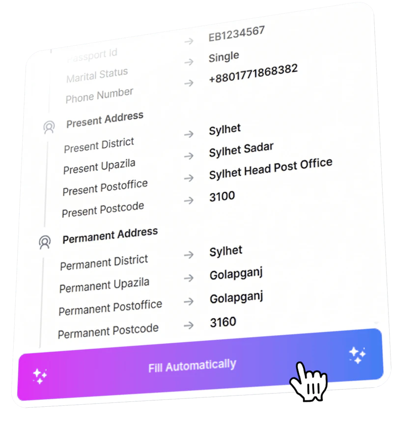 autofill extension screenshot 1