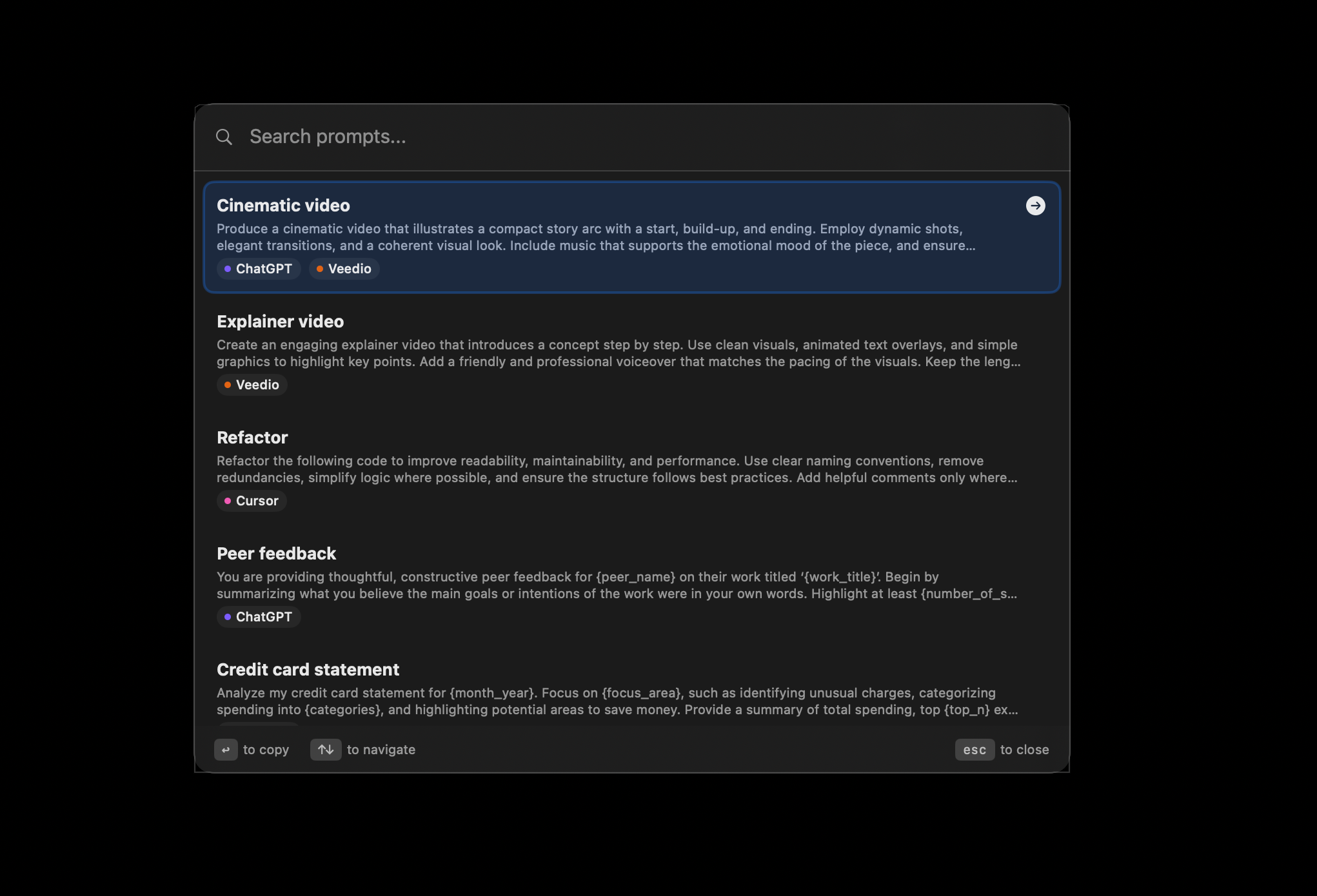PromptClips gallery image