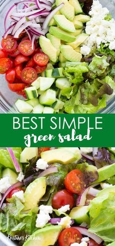  Healthy green salad -Bagel. market