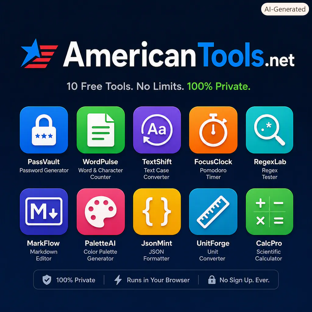 AmericanTools.net Homepage 제품 배너