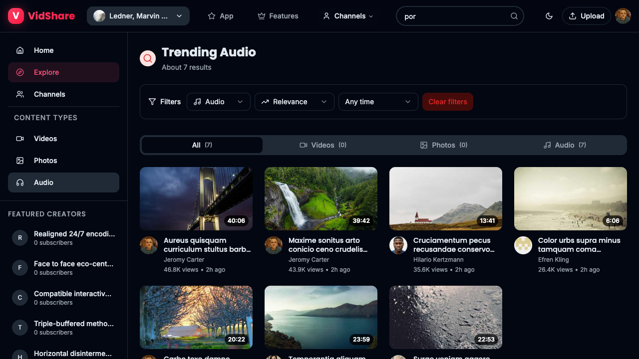 Vidshare Ultimate Media Sharing Platform media 24
