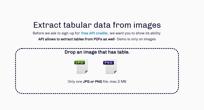 ExtractTable.com gallery image