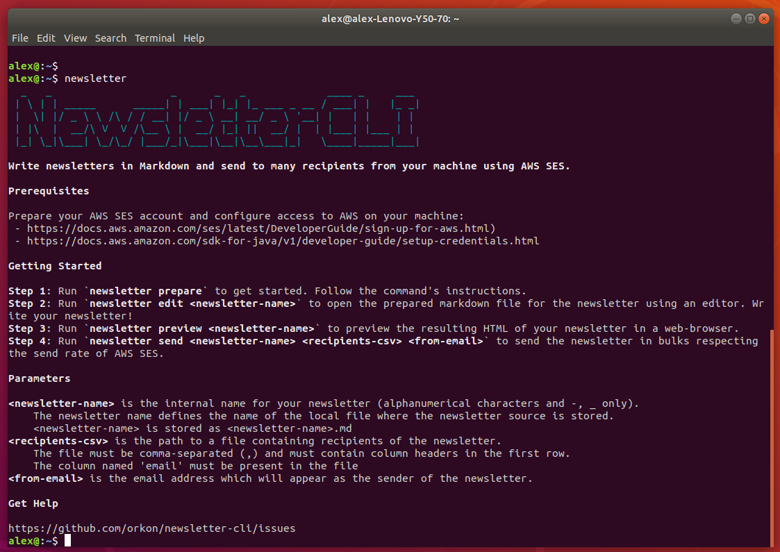 newsletter-cli gallery image