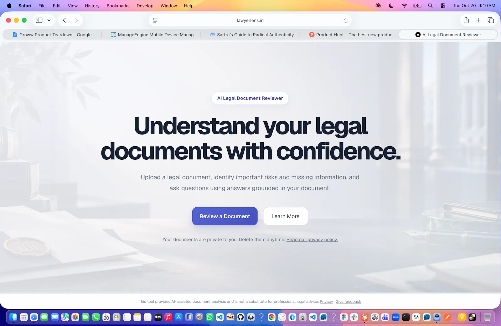 Lawyer Lens screenshot 3