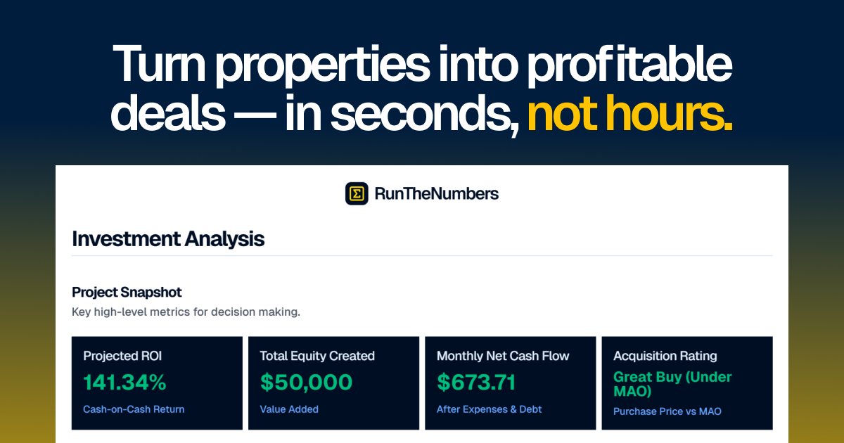 RunTheNumbers - Main product screenshot demonstrating key features and user interface