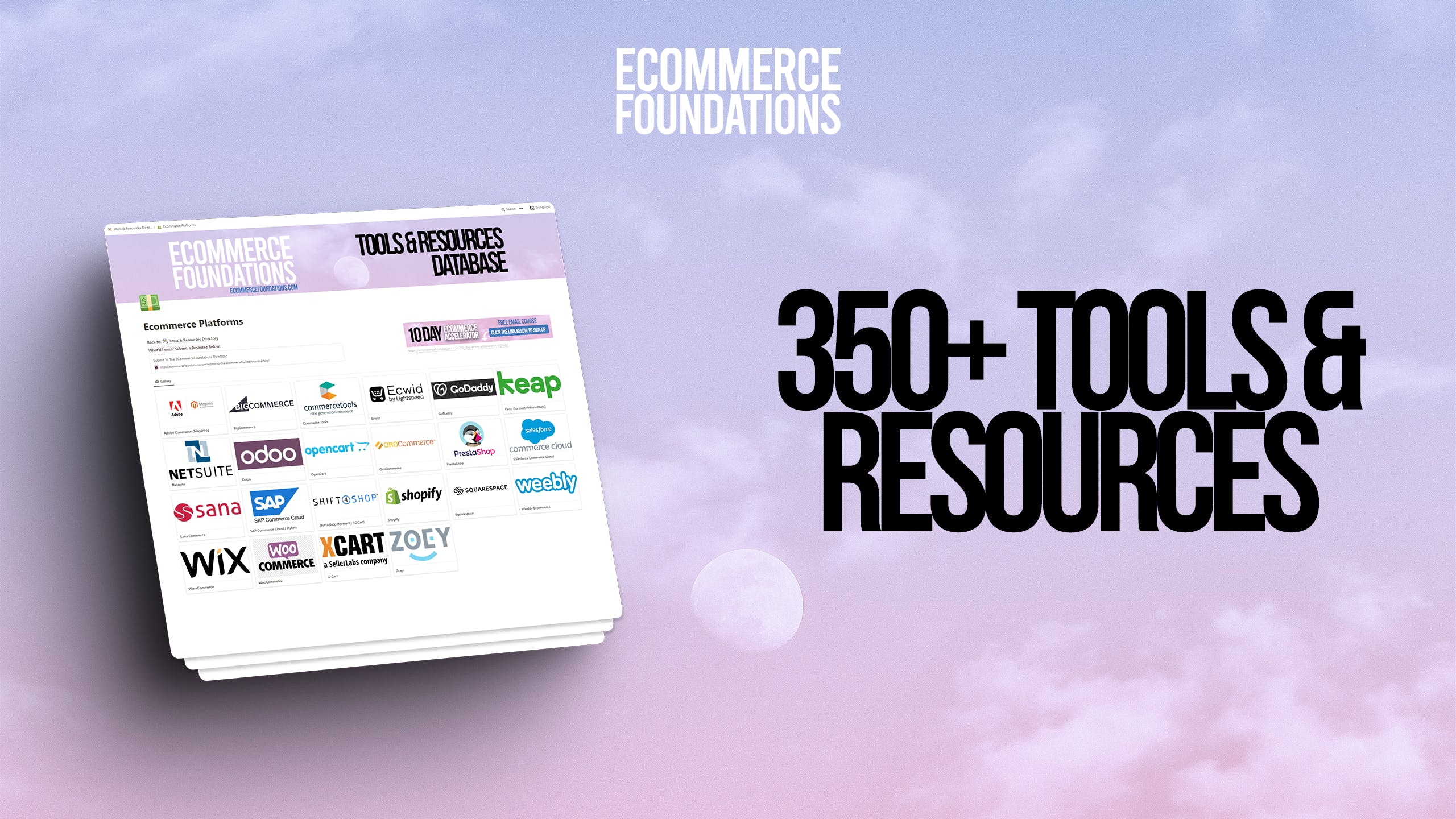 350+ E-Commerce Tools Database media 1