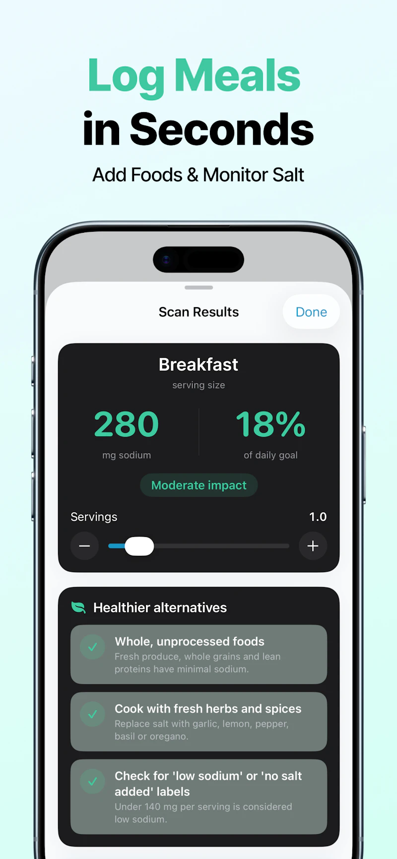Sodi: Sodium & Salt Scanner screenshot 2