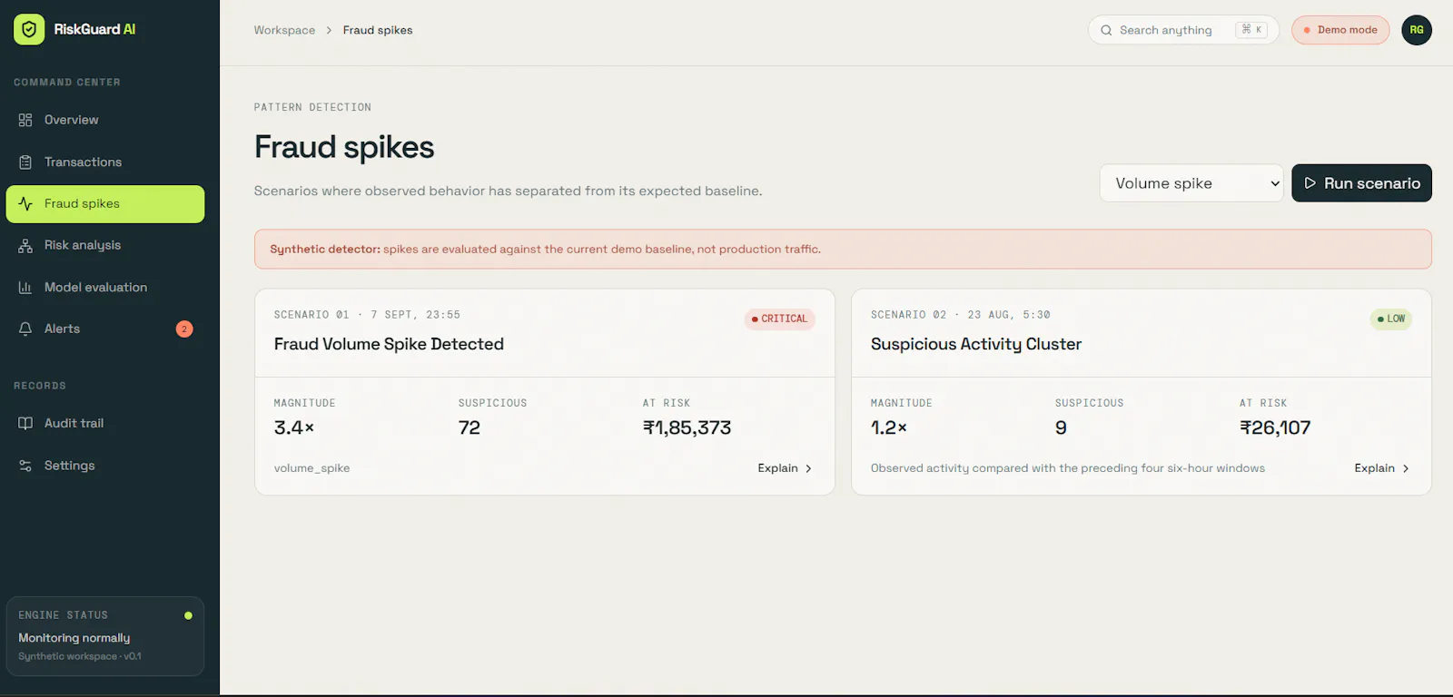 RiskGuard AI screenshot 3