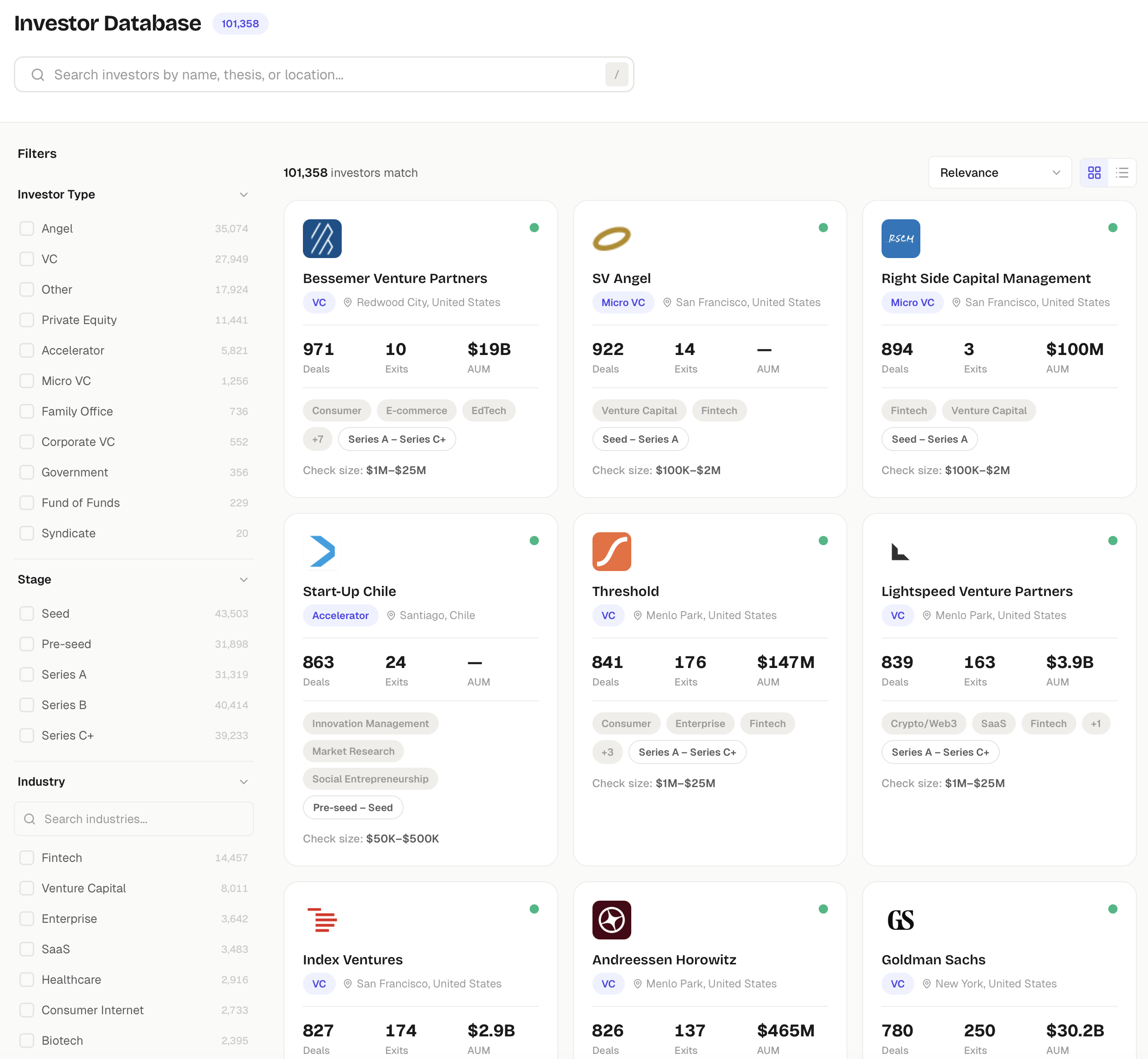 AngelSearch - Screenshot 2 showing product features and functionality