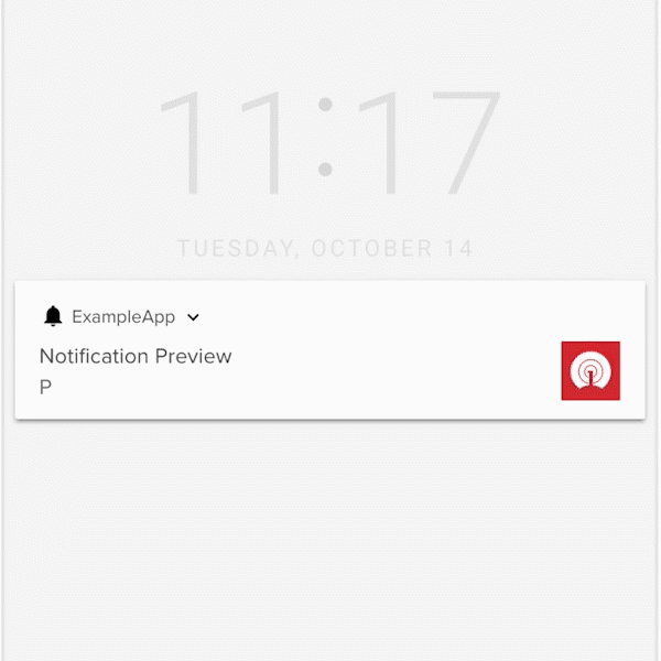 Push Notification Preview