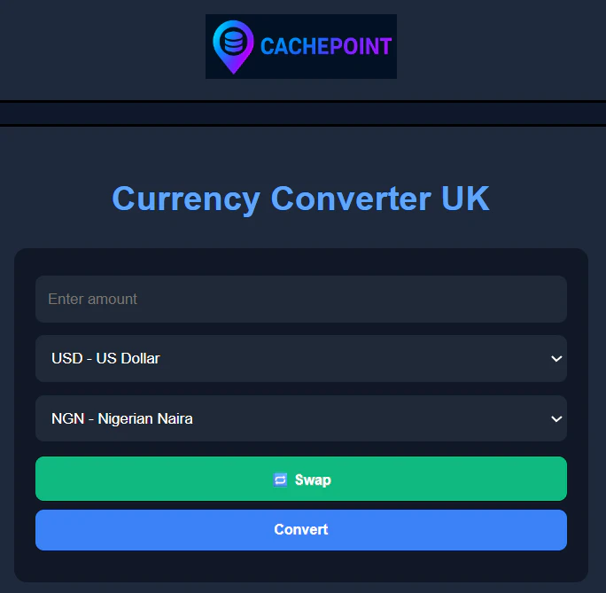 CachePoint Currency Converter