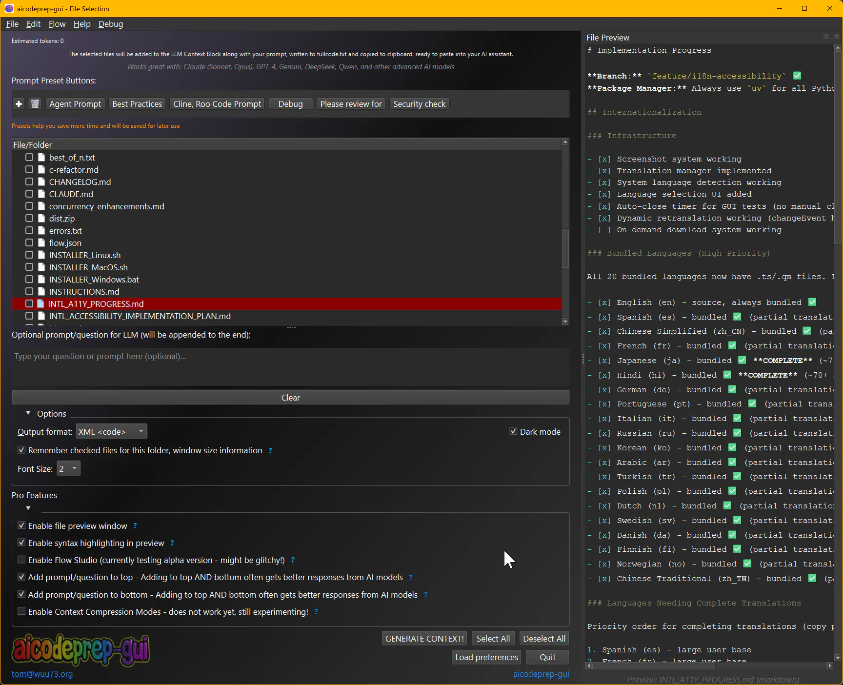 AI Code Prep GUI gallery image