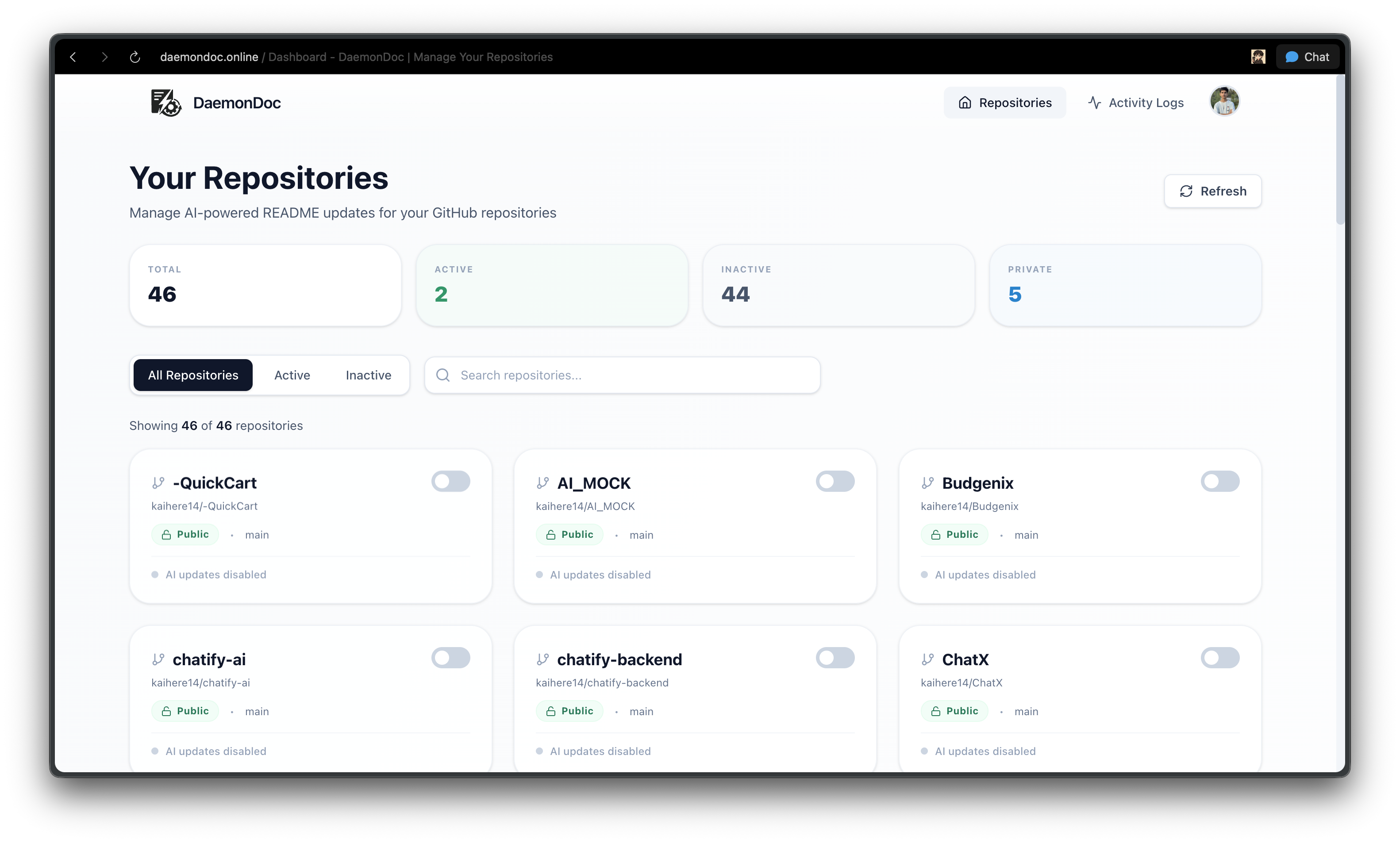 DaemonDoc gallery image
