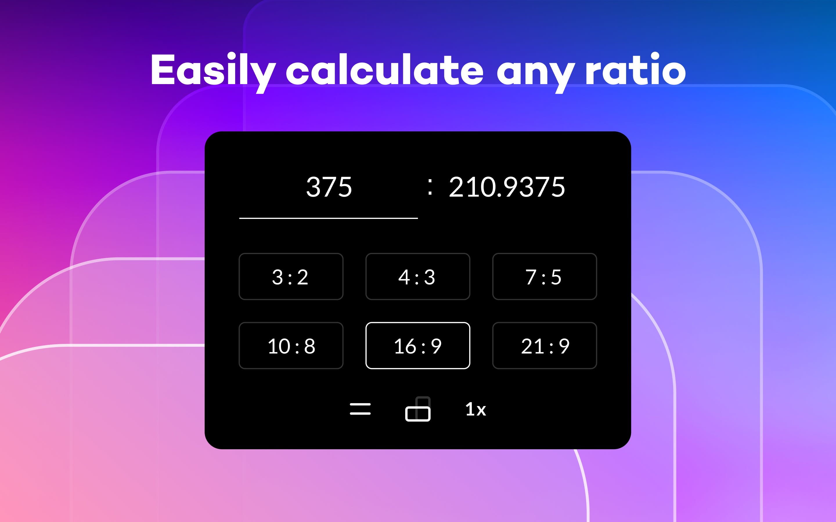 Sizey: Aspect Ratio Calculator media 3