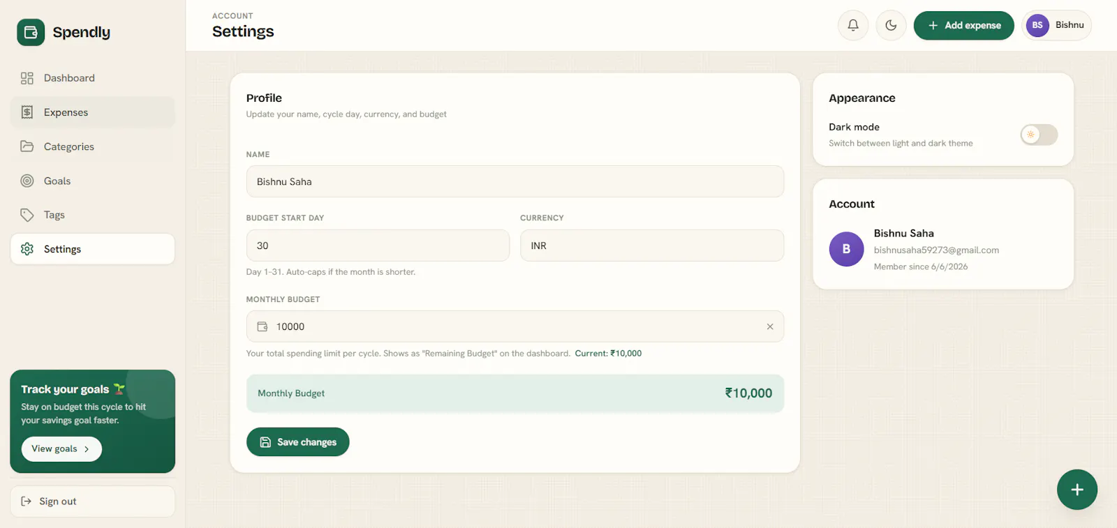 Spendly screenshot 8