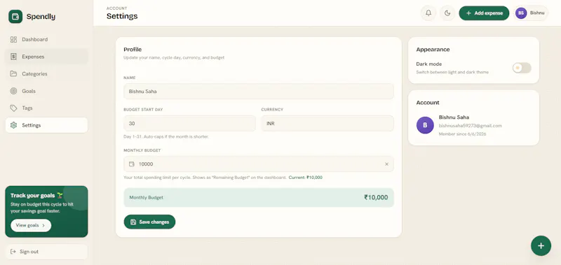 Spendly screenshot 8