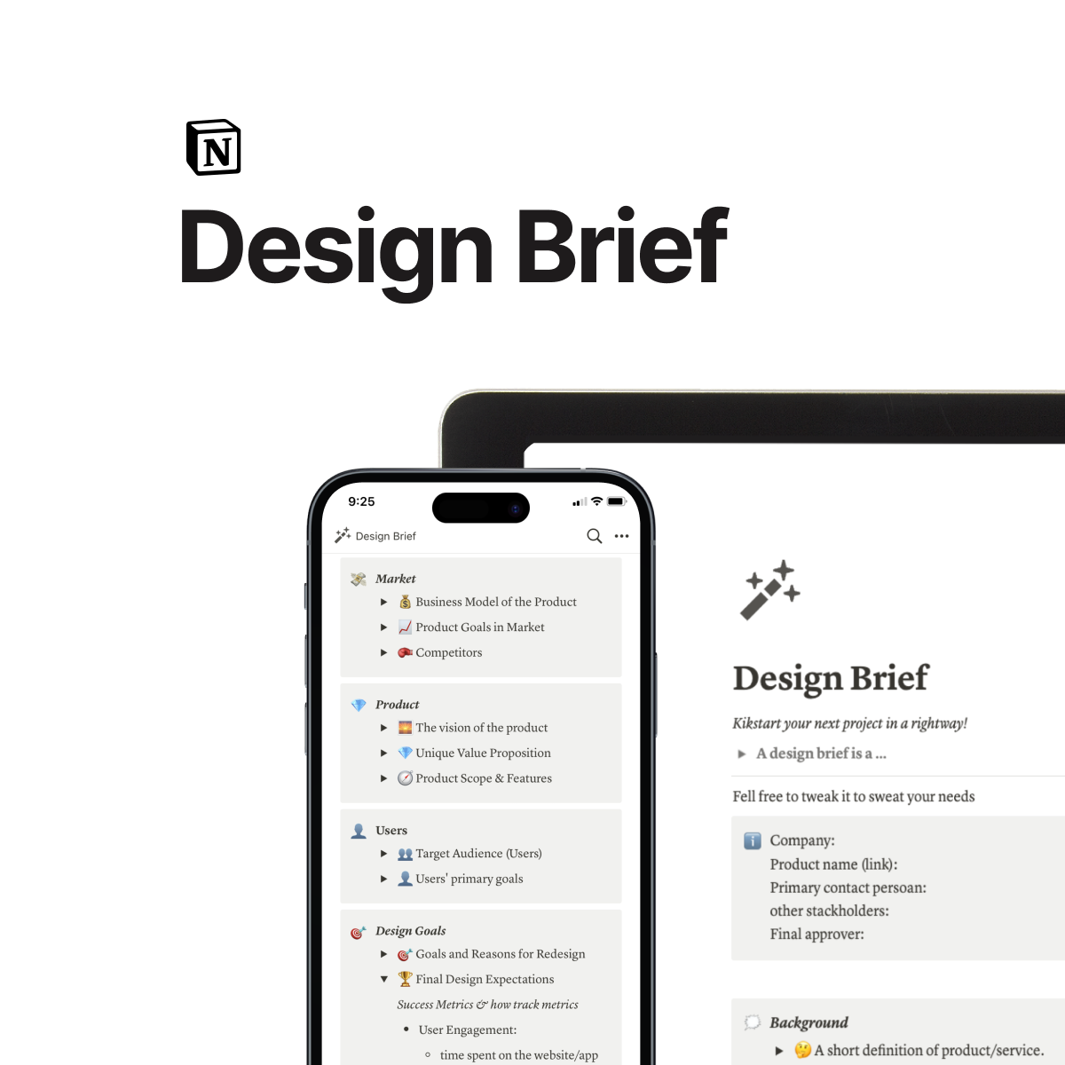 Informe de diseño de la noción