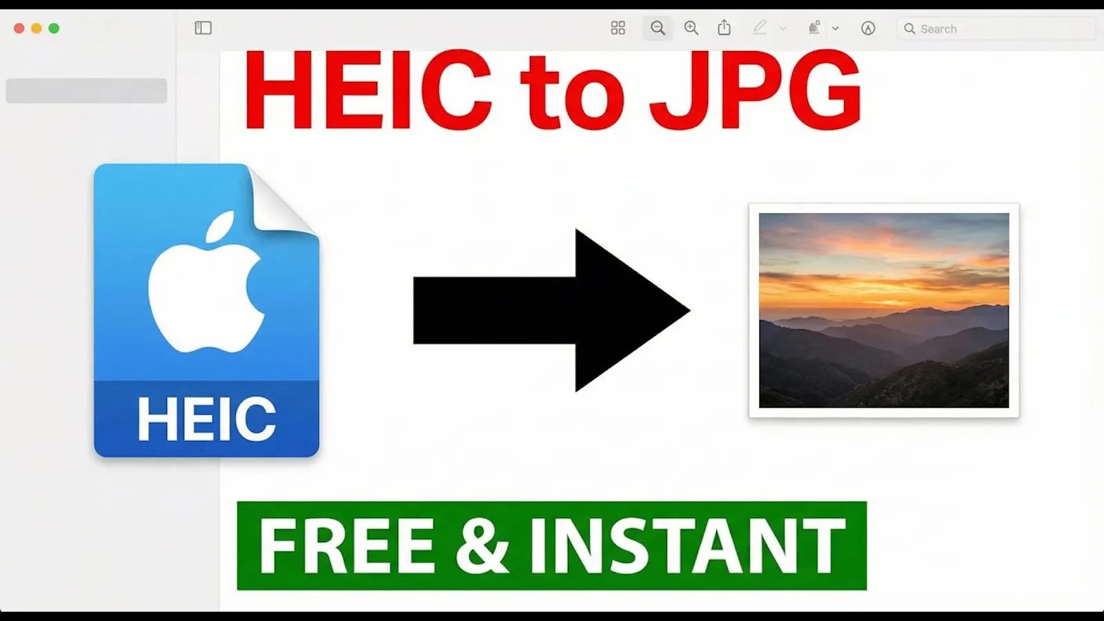 Heic to Jpg screenshot 1 (video preview)