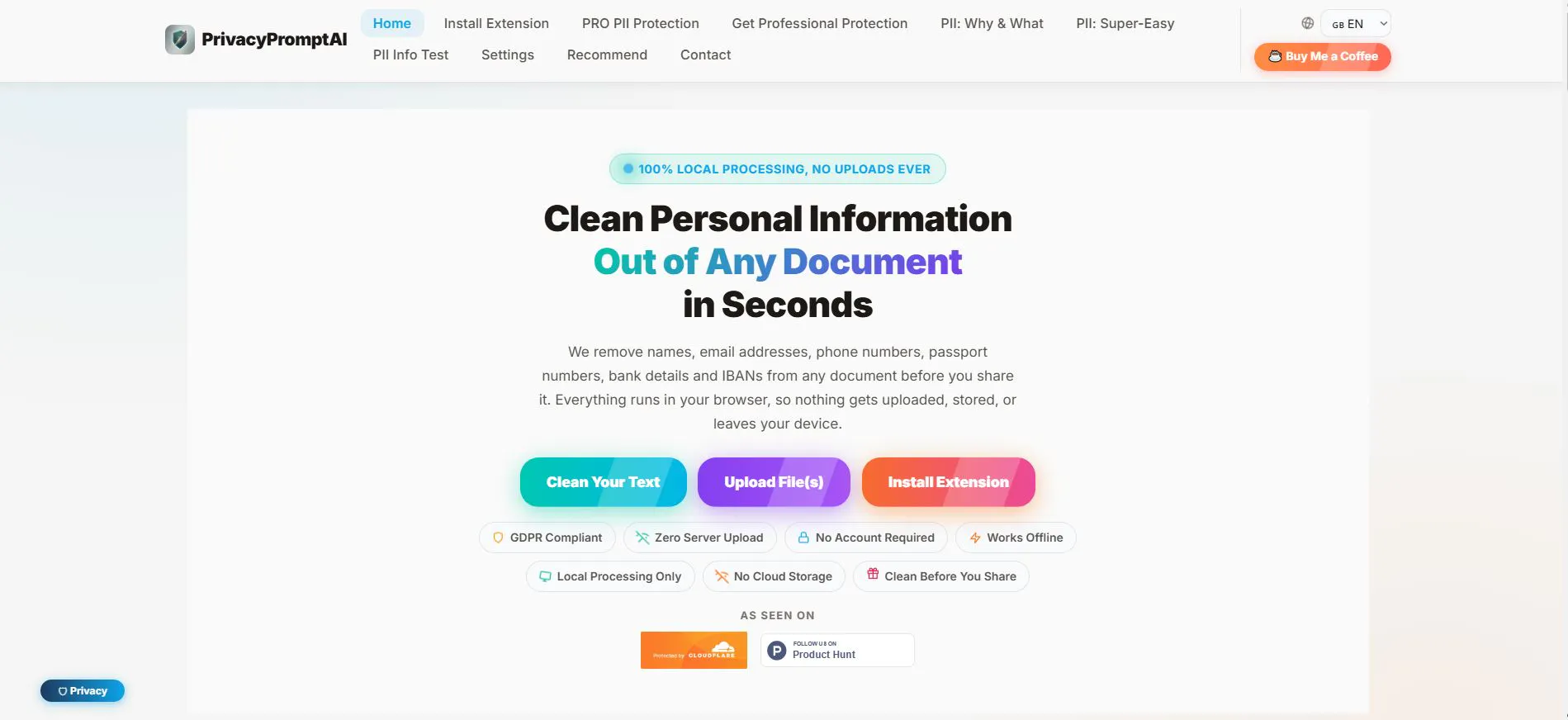 PrivacyPromptAI gallery image