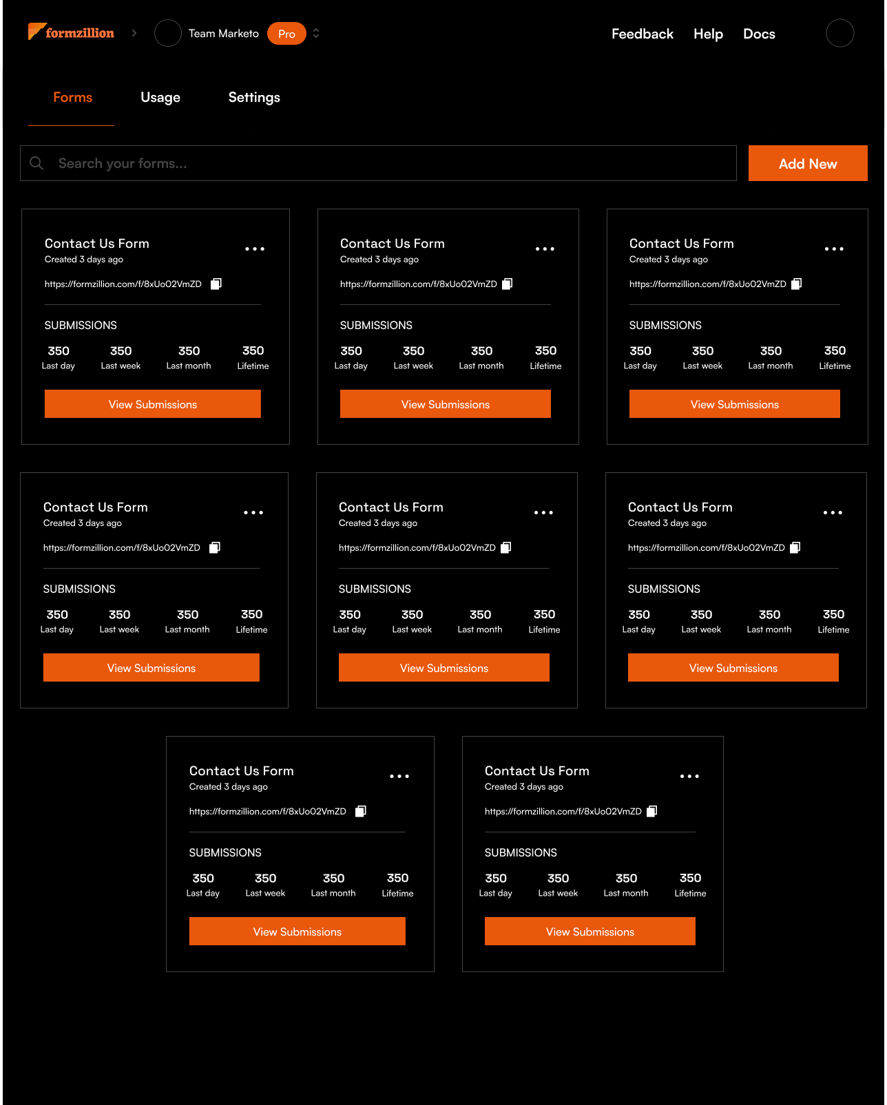 Formzillón - Backend instantáneo para sus formularios. media 2