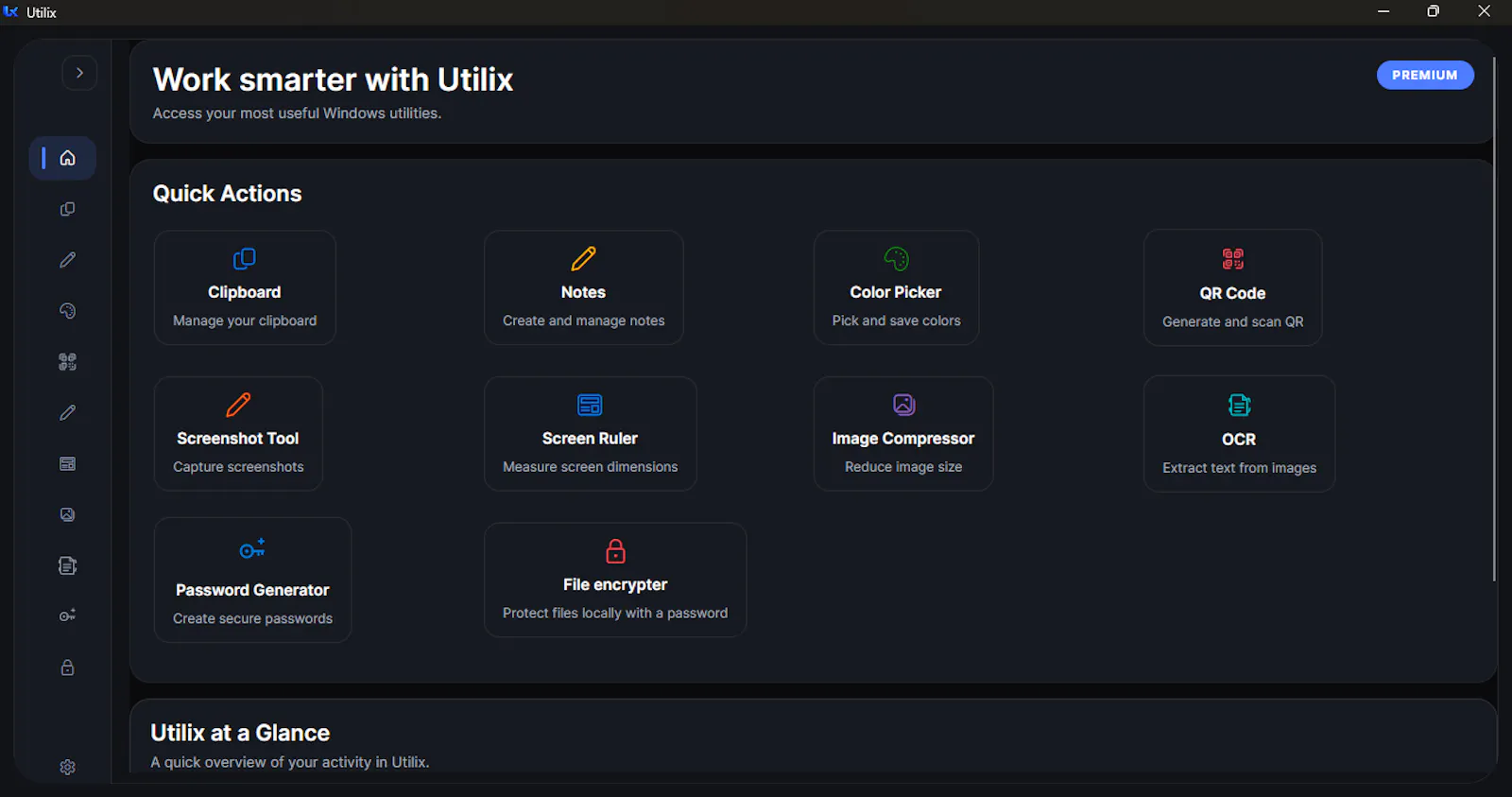 Utilix: Windows Utilities screenshot 1