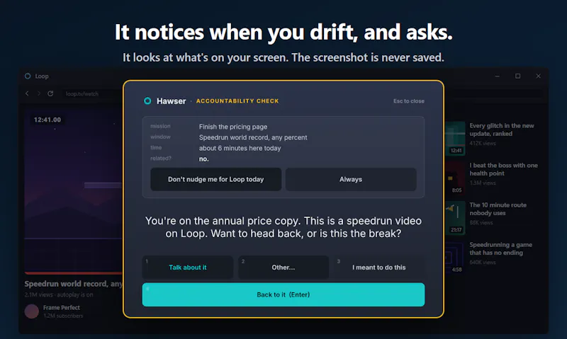 Hawser screenshot 2