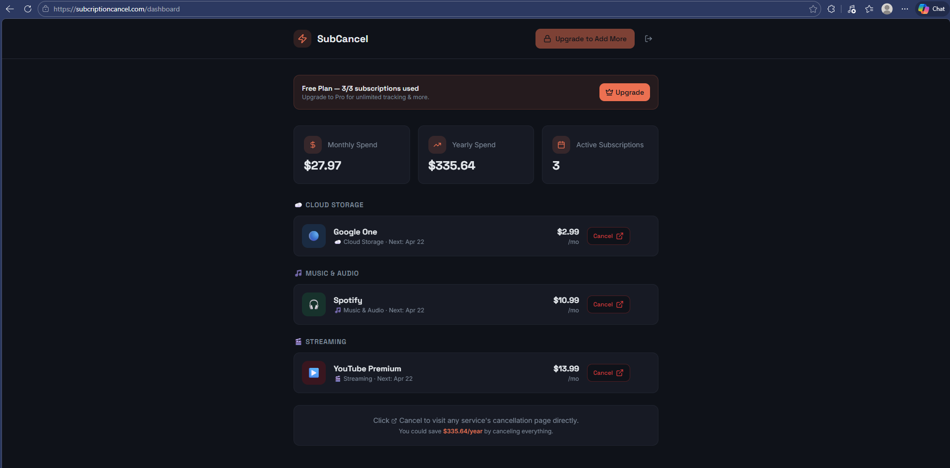 SubCancel —Manage & Cancel Subscriptions gallery image