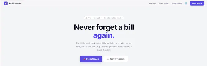 RabbitRemind gallery image