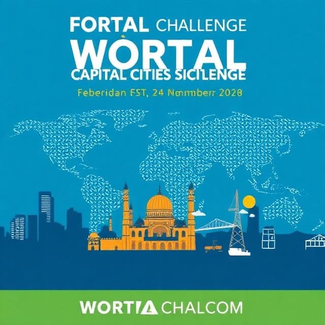 World Capital Cities Challenge - Product Hunt launch logo and brand identity