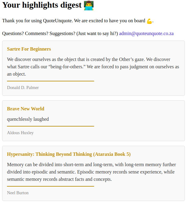 Quoteunquote media 2