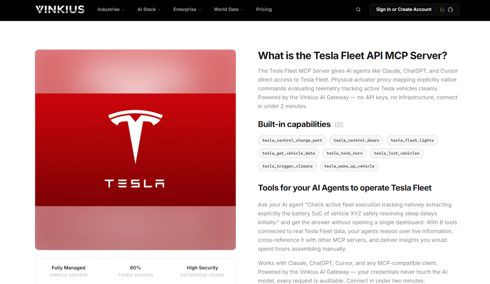 Vinkius unlocks apps for your AI agents screenshot 2