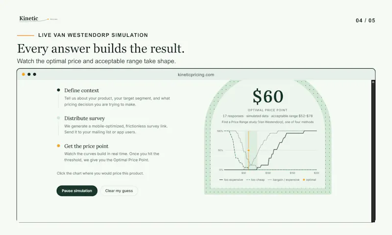 Kinetic Pricing screenshot 6