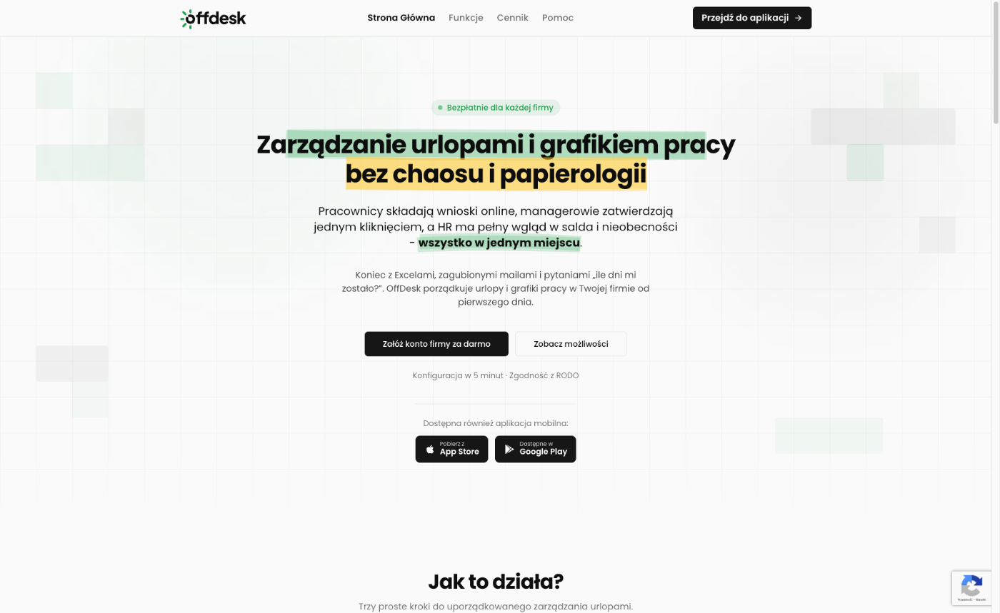 OffDesk - Product Hunt launch logo and brand identity